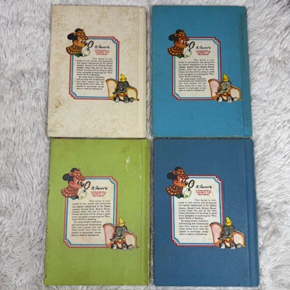 Vintage Set of 4 Disney The Rescuers + Great Mouse Detective Children's Books - Picture 14 of 14